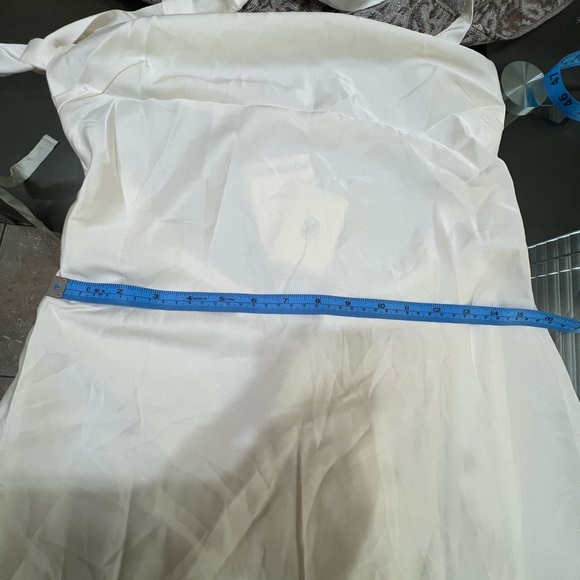 Peppermayo Cream Satin Fabric - Picture 4 of 9